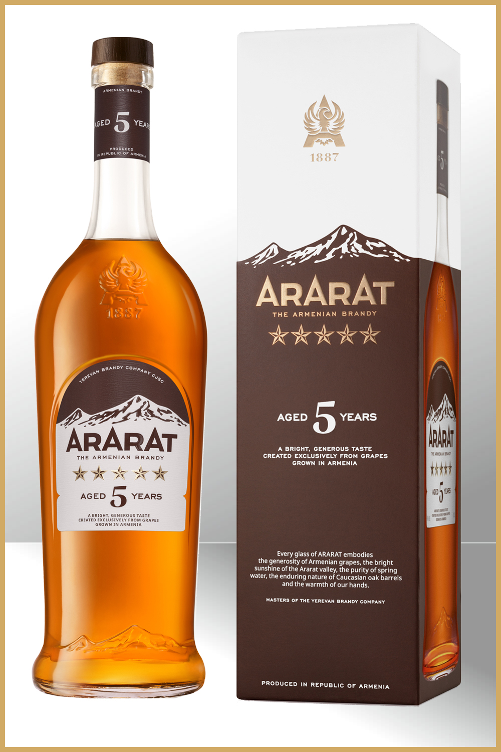 ArArAt Brandy 5* 500ml    